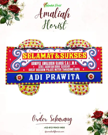 Papan Bunga Ucapan Selamat Indrosari